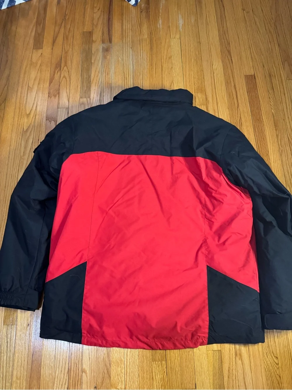 Columbia Men’s Large Black & Red Winter Coat Removable Lining